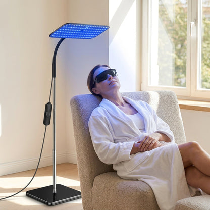 Home Tanning Lamp – Year-Round Natural Glow with Adjustable Timer, Portable Sunlight Therapy for Face and Body Tan at Home