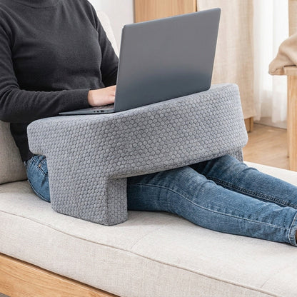 Soft Reading Pillow – Ergonomic Armrest Lap Desk with Washable Cover for Gaming & Relaxing
