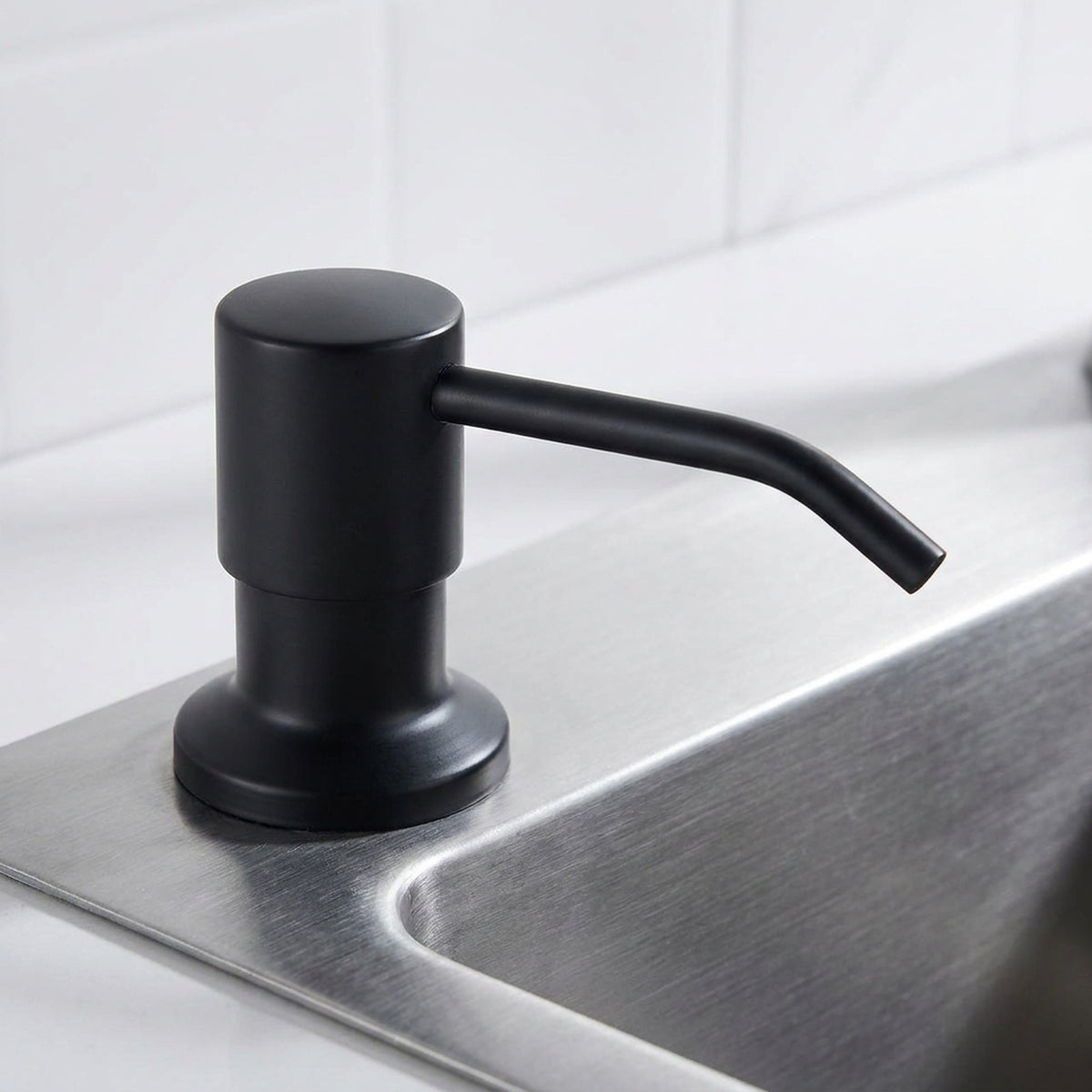 Sink Soap Dispenser Stainless Steel Extension Tube Kit for Liquid Soap Kitchen Sink Bathroom