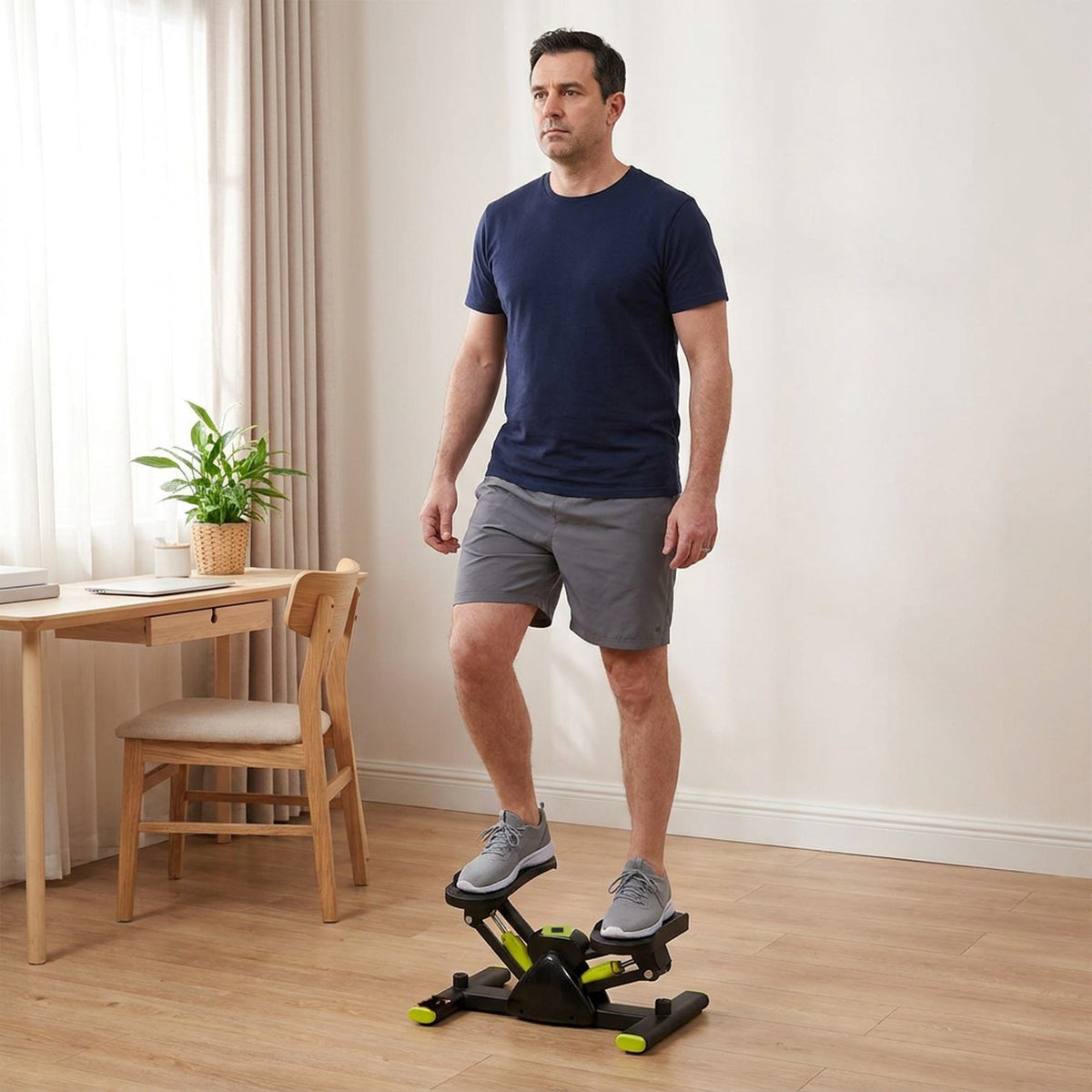 V-type Swing Mini Stepper Machine - Fitness Equipment In-situ Mountaineering Treading Machine