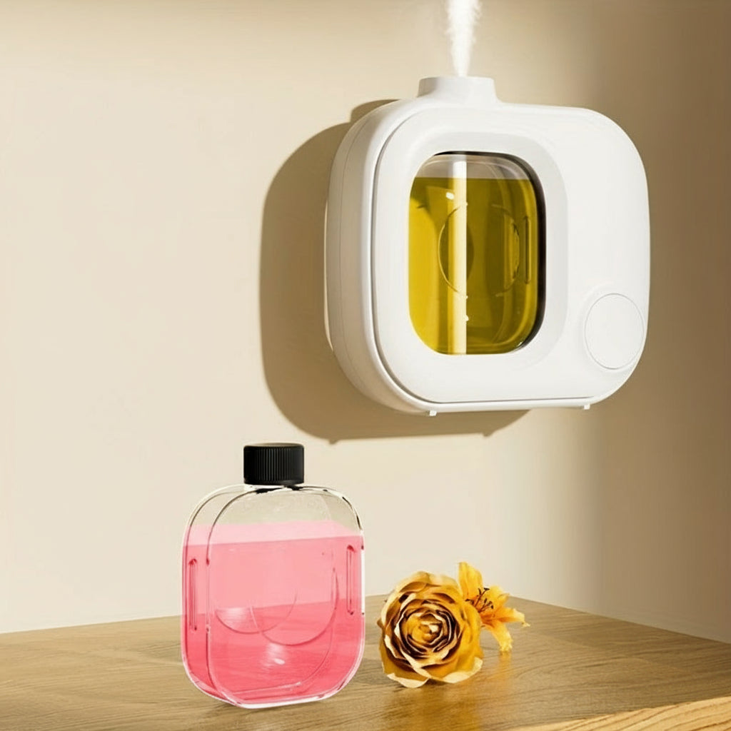 Intelligent Aromatherapy Diffuser Machine – Smart Fragrance Dispenser with 5 Timed Settings and Essential Oils for Home & Office