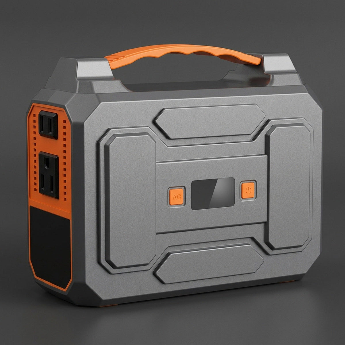High-Capacity Portable Power Station – 39600mAh 146Wh Solar Generator with Dual AC Outlets, USB-C, LED for Outdoor & Emergency Use