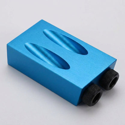 Woodworking Angle Drill Guide Tool Puncher Positioner - Increase Your Woodworking Efficiency with 15-Degree Pocket Hole Jig