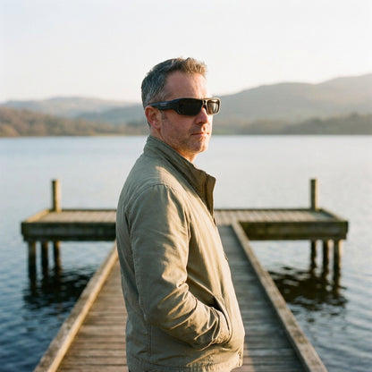 Camera Sunglasses – Hands-Free Video Recording Eyewear for Cycling, Fishing and Walking, Records to a microSD Card