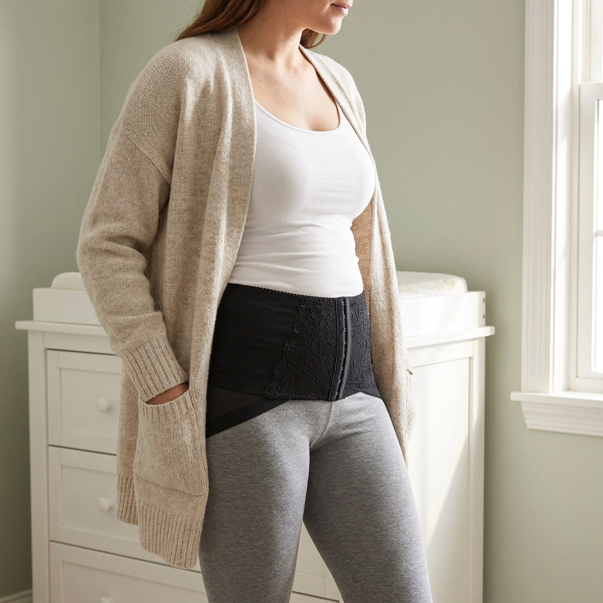 Pelvic Binder Pelvis Correction Belt - Anterior Pelvic Tilt Brace for Essential Postpartum Recovery
