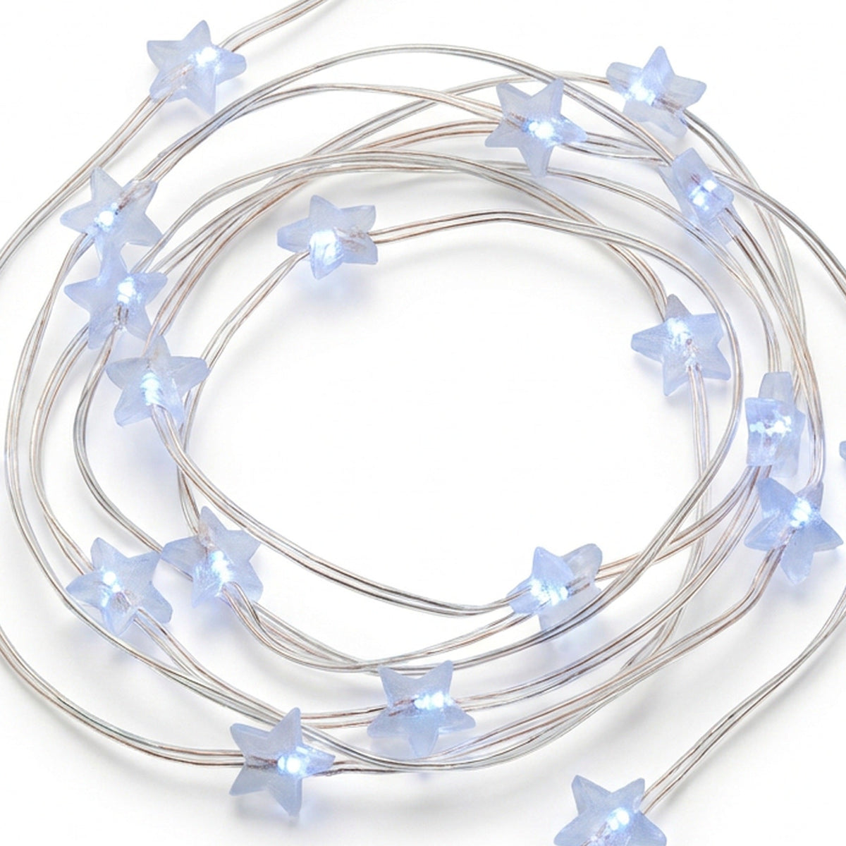 Star LED String Lights - Indoor Fairy Garland for Bedrooms, Weddings, Parties & Christmas