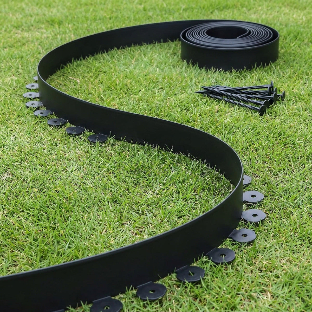 Lawn Edging Boarder Plastic – Easy-to-Install Landscape Edging Solution that Adds Long-Lasting Beauty to Lawns & Flowerbeds