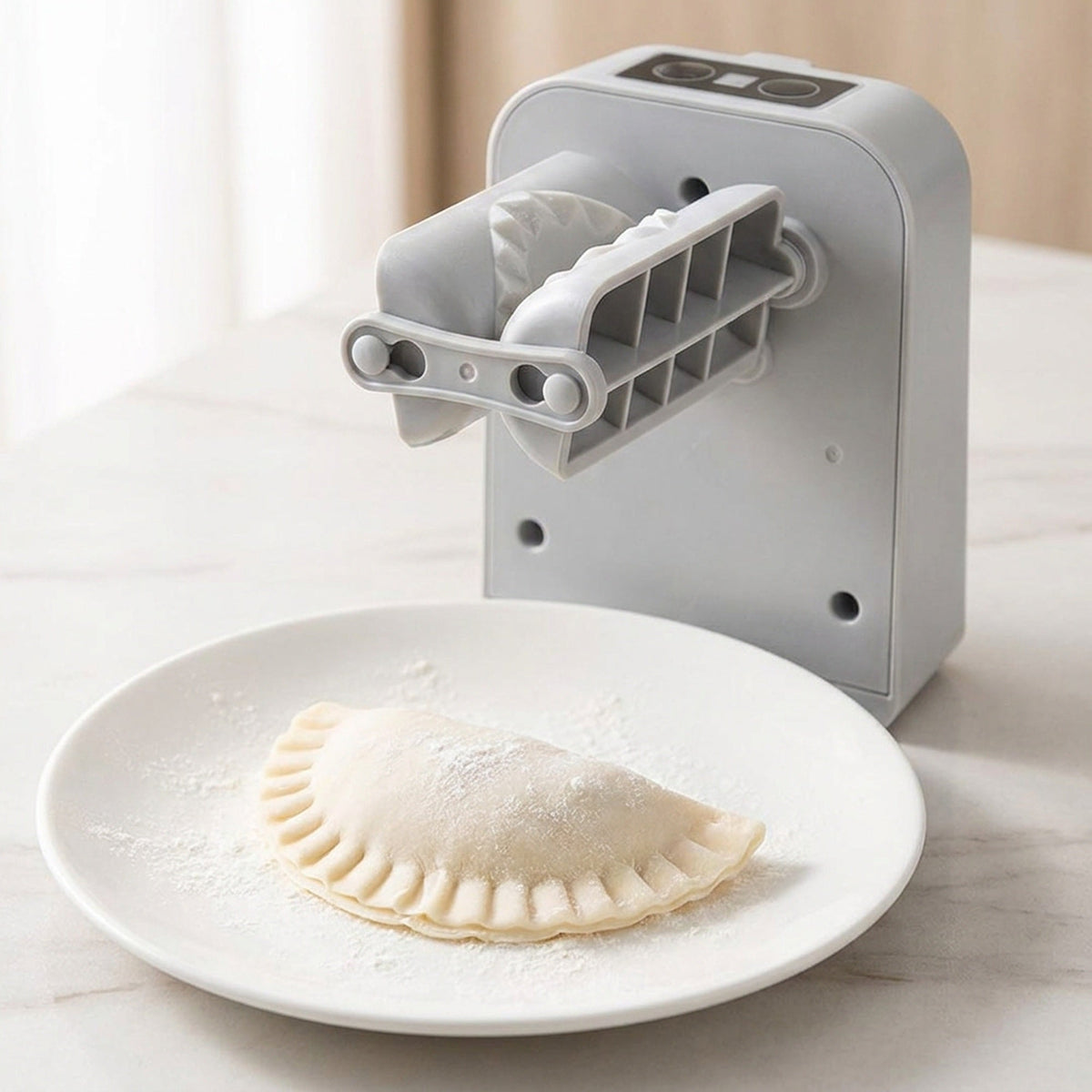 Electric Dumpling Maker – Automatic Press with 2 Auto Speeds and Manual Mode