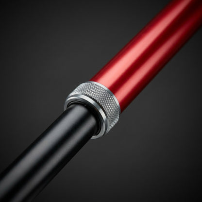 Telescopic Trekking Pole & Walking Stick – Single Adjustable Aluminum Pole, 4-Section T-Handle or 5-Section Folding