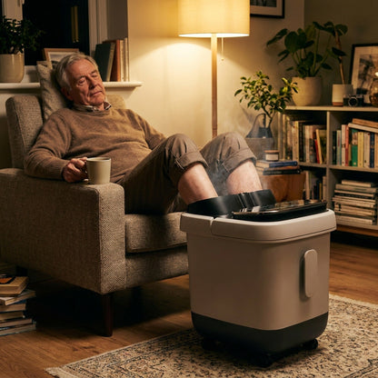 Automatic Foot Spa Bath – Heated Electric Massager Tub with Constant Temperature & Bubbles for Relaxing Feet Care
