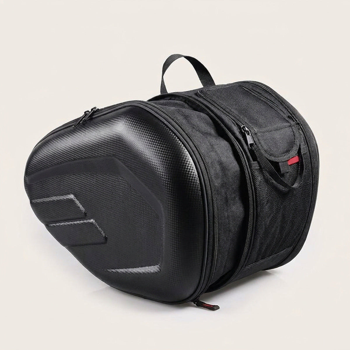 Universal Frameless Motorcycle Saddlebags – Expandable 36–58 L Throw-Over Pair
