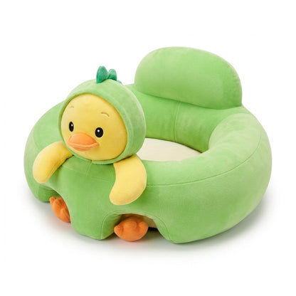 Plush Animal Floor Seat – Soft Foam Ring Cushion for Babies Who Already Sit Up