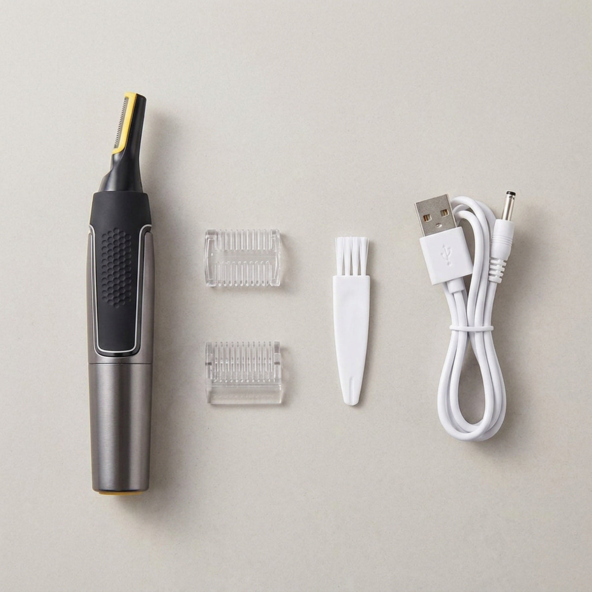 Electric Nose and Ear Hair Trimmer – Ultra-Thin Precision Waterproof Grooming Tool for Safe, Clean, and Painless Trimming