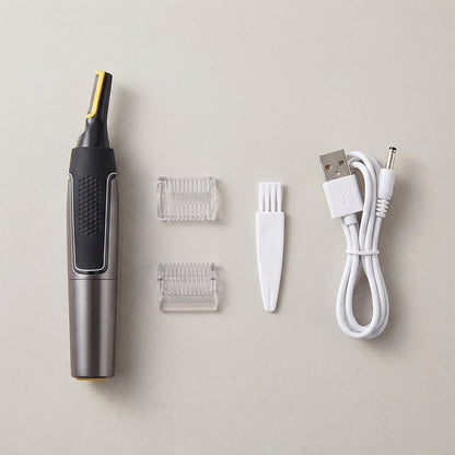 Electric Nose and Ear Hair Trimmer – Ultra-Thin Precision Waterproof Grooming Tool for Safe, Clean, and Painless Trimming