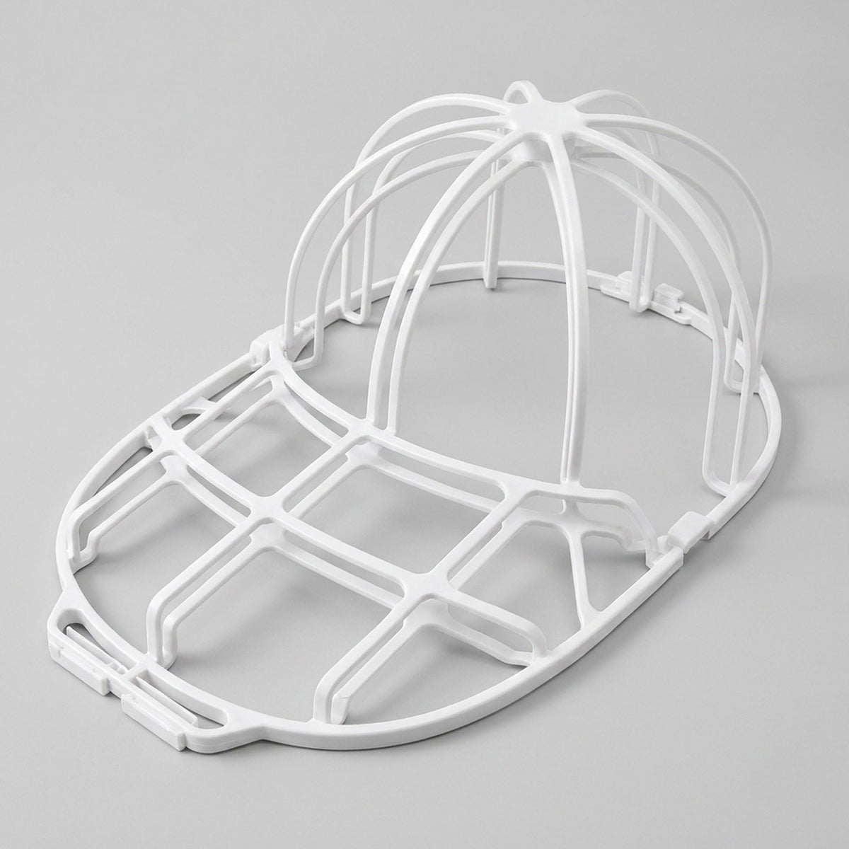 Baseball Cap Washer Cage - Rigid Hat Frame plus Mesh Wash Bag, Holds a Cap's Shape in the Washing Machine or Dishwasher