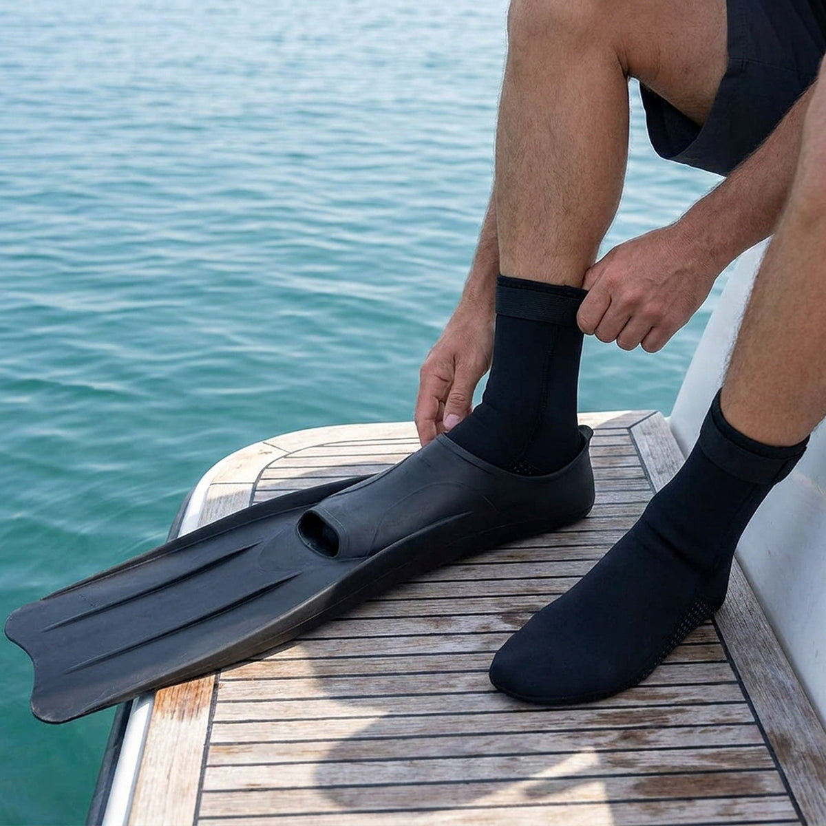 Diving Socks -  Non-slip Adult Warm Patchwork Elasticity Wetsuit Shoes 3mm Neoprene