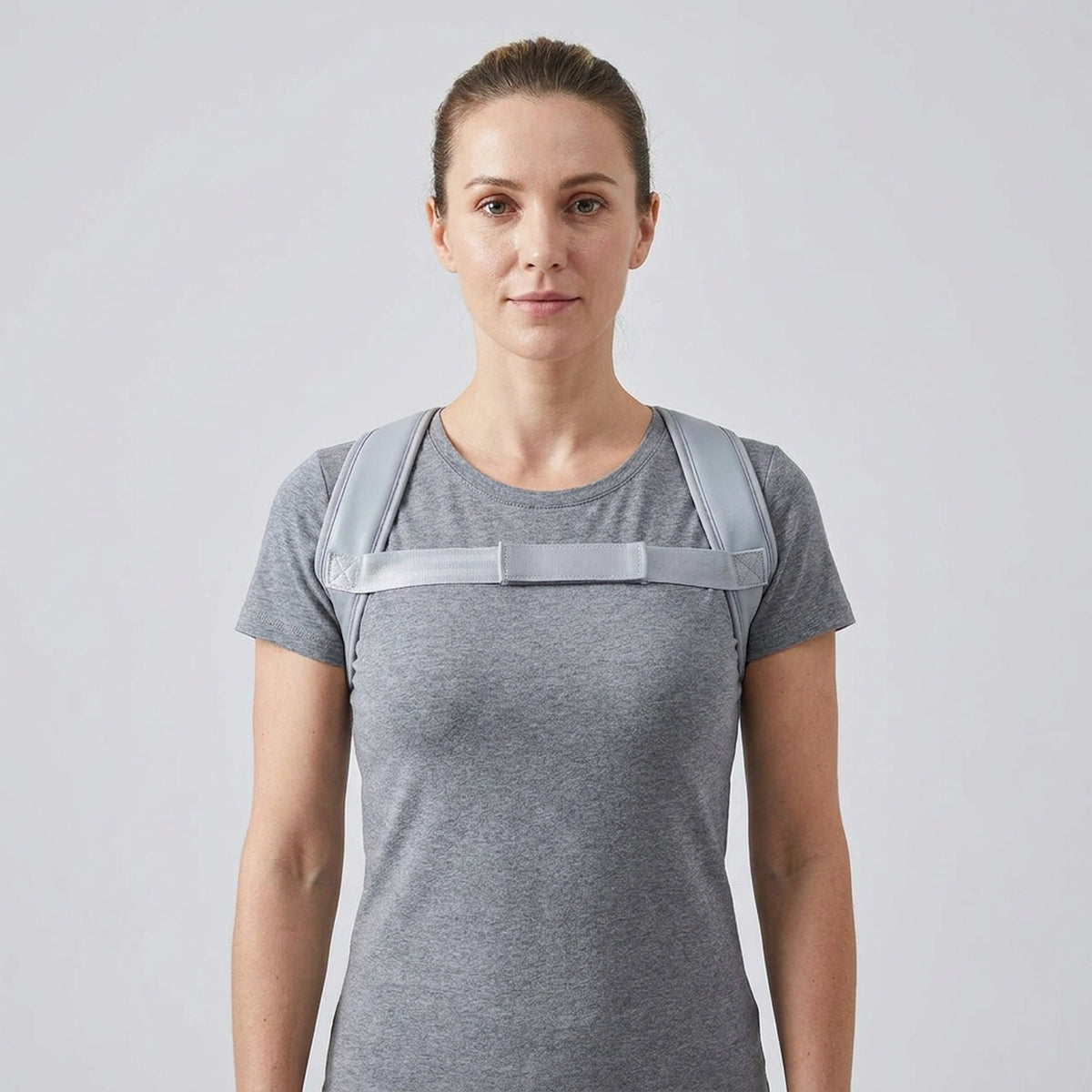 Adjustable Shoulder Posture Support Brace, Padded Figure-Eight Harness