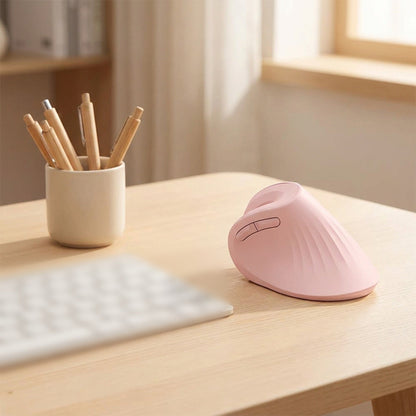 Ergonomic Vertical Mouse with Jiggler – Wireless Bluetooth & USB Dual-Mode Mouse for PC, Laptop, Mac & Windows