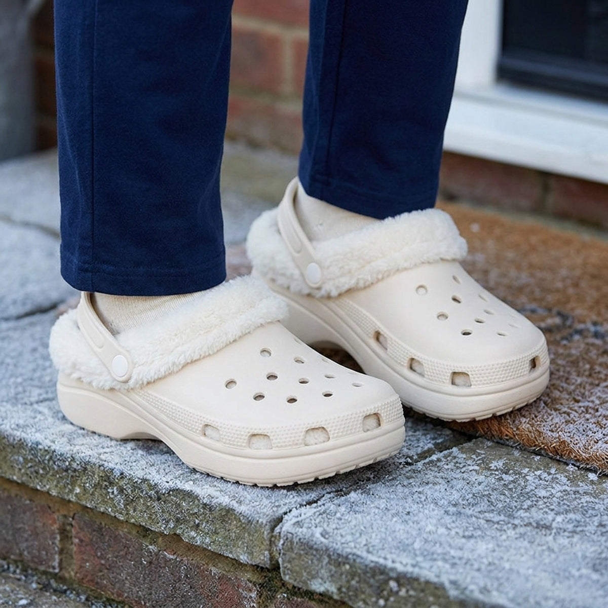 Plush Liners for Crocs and Similar Clogs – Removable Winter Inserts