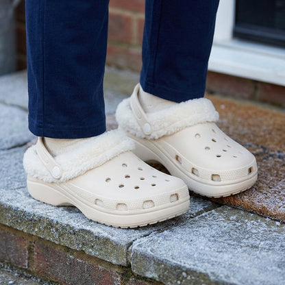 Plush Liners for Crocs and Similar Clogs – Removable Winter Inserts