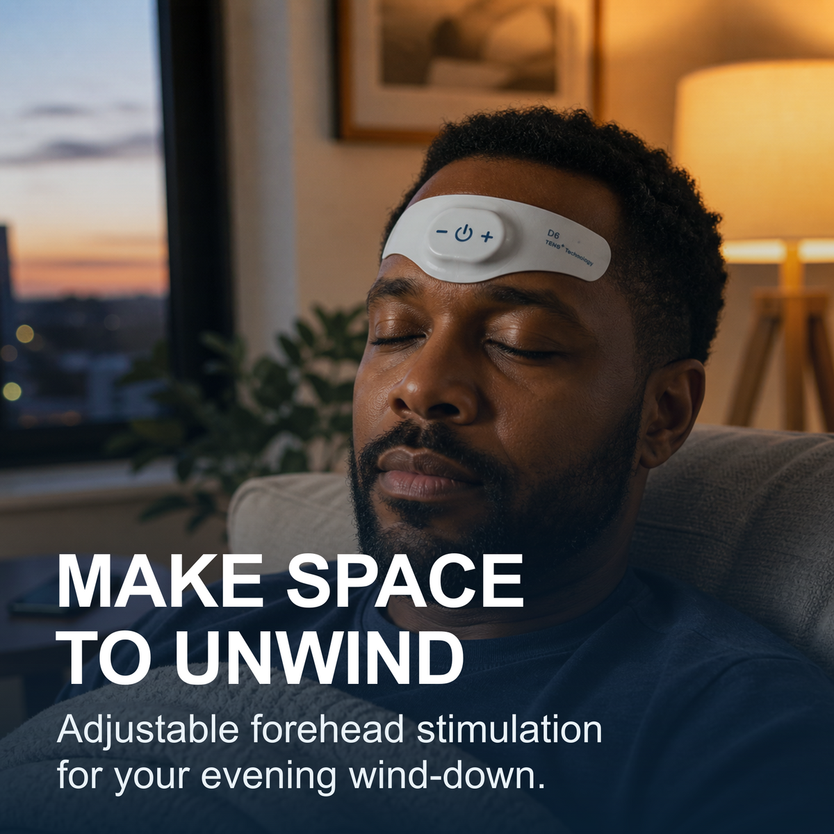 Night Anxiety Relief Device - Electric Massager Relieve Headache and Migraine TENS Microcurrent Sleeping Aid