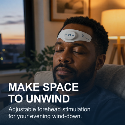 Night Anxiety Relief Device - Electric Massager Relieve Headache and Migraine TENS Microcurrent Sleeping Aid
