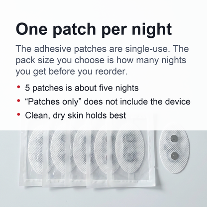 Smart Magnetic Anti-Snoring Device – EMS Sleep Aid for Easy Breathing & Nighttime Apnea Relief (5 Pairs)