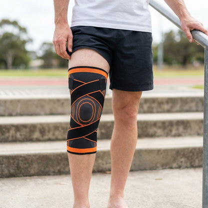 Compression Knee Brace - Fit Support for Joint Pain, Arthritis Relief,  and Improved Circulation