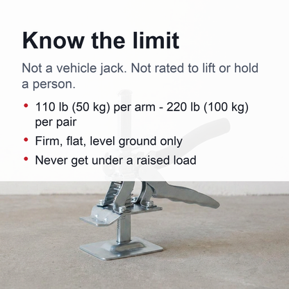 Labor Saving Arm - Multi-Function Height Adjustment Lifting Device, Door Panel Lifting Cabinet Jack Board Lifter