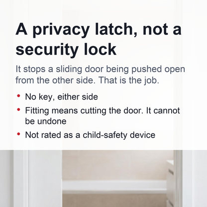 Latest Pocket Door Sliding Lock – Invisible Interior Hardware with Smooth Entry Hook, Durable Fittings for Bathroom Privacy and Modern Home Styling