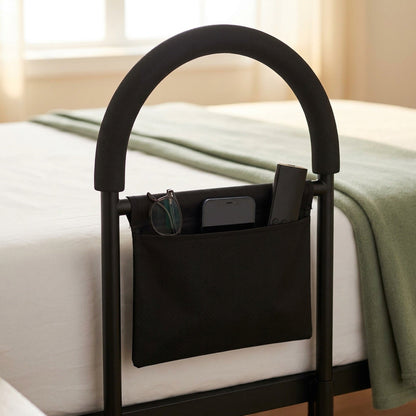 Elderly Safety Bed Guard Rail - Adjustable Height and Fall Prevention Bed Rails for Adults