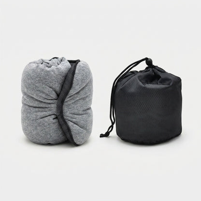 Snail Style Memory Foam Travel Curved Neck Pillow - U-shaped, Portable, Adjustable Support Neck Brace Pillow