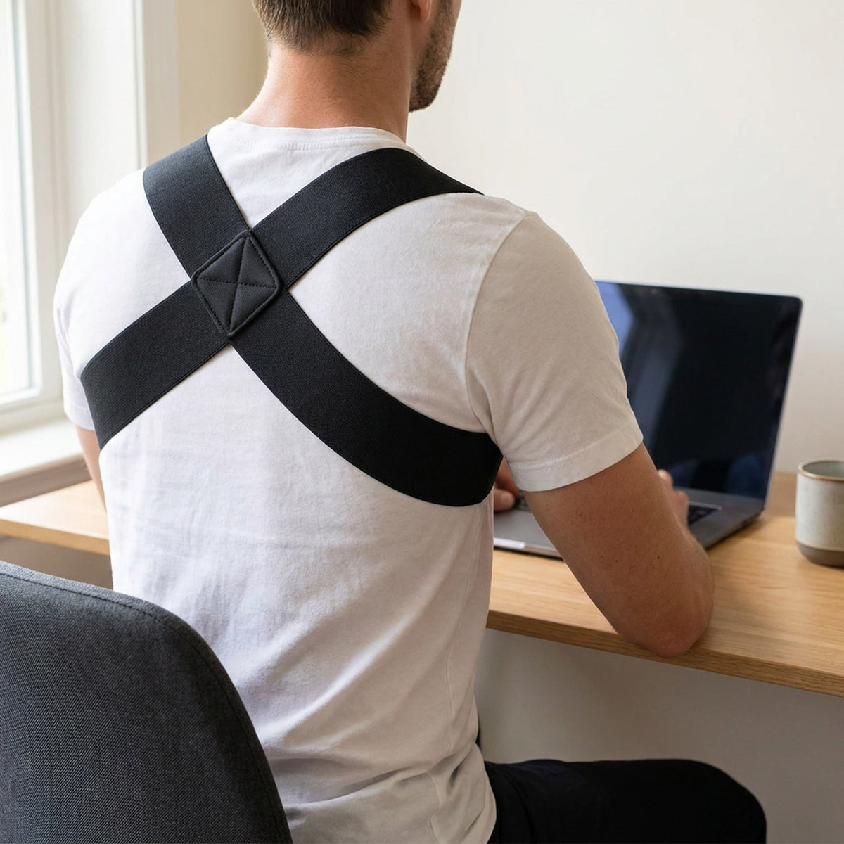 Adjustable Posture Corrector Belt – Orthopedic Back Support for Spine Alignment, Anti-Hunch & Sitting Posture Training