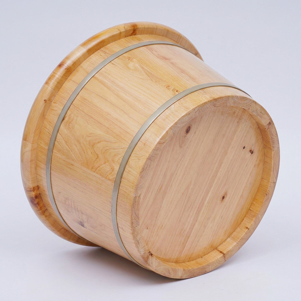 Premium Cedar Wood Foot Bath Bucket – Built-In Massage Roller & Heat Preservation for Ultimate Foot Soak Relaxation & Tension Relief