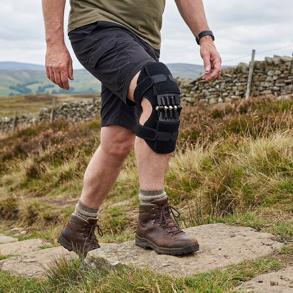 PowerLift Hinged Joint Support Knee Bandage - Bionic Knee Sleeve