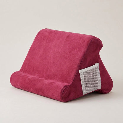 Pillow Tablet Stand - Foam Wedge Holder for Tablets, E-Readers, Phones and Books, Three Reading Angles for Bed, Sofa and Desk