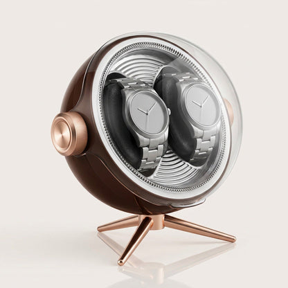 Luxury Automatic Watch Winder – Zero Magnetism Silent Storage Box with LED for Mechanical Watches, Bedside Display, or Gift Showcase