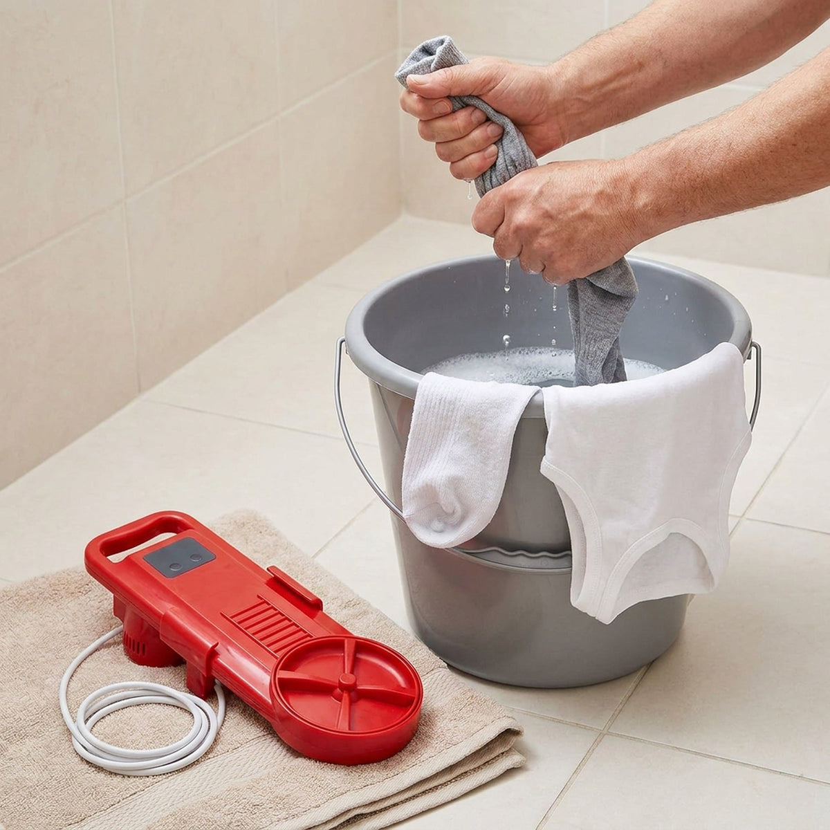 Bucket Washing Machine - Portable Mini Convenient Travel Washing Machine
