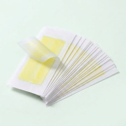 Face Wax Strips – 20 Ready-to-Use Hair Removal Strips for Upper Lip, Chin & Brows in Aloe Vera, Rose or Lemon
