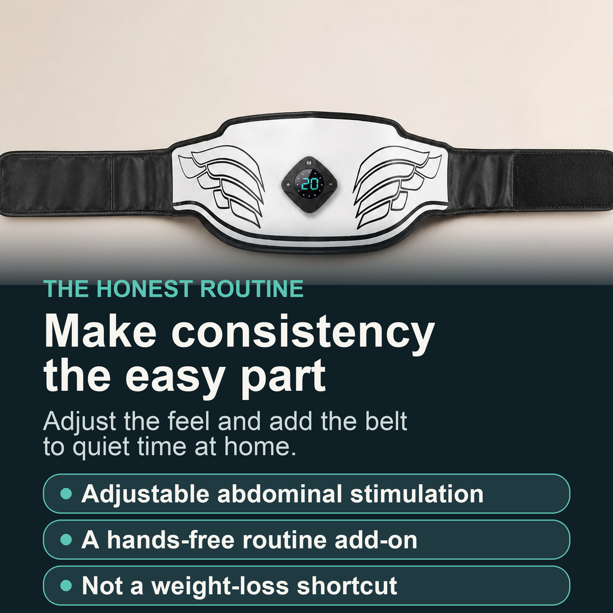 EMS Abdominal Core Muscle Builder & Toning Belt