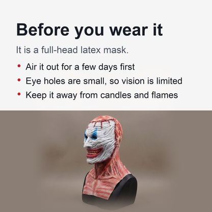 Halloween Double Layer Mask - Scary Masks for Adult Costume Party