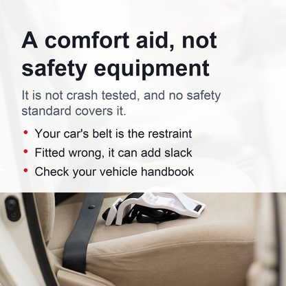 Pregnancy Safety Belt Strap, Seat Belt Extender - Prevent Compression of Abdomen