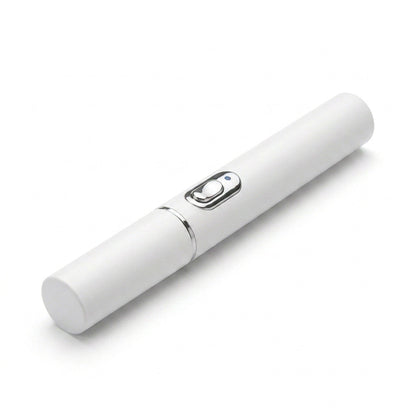 Blue LED Beauty Pen - Slim Handheld Wand with Warming Metal Tip