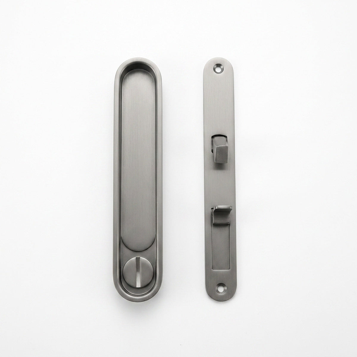 Latest Pocket Door Sliding Lock – Invisible Interior Hardware with Smooth Entry Hook, Durable Fittings for Bathroom Privacy and Modern Home Styling