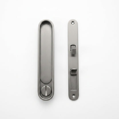 Latest Pocket Door Sliding Lock – Invisible Interior Hardware with Smooth Entry Hook, Durable Fittings for Bathroom Privacy and Modern Home Styling