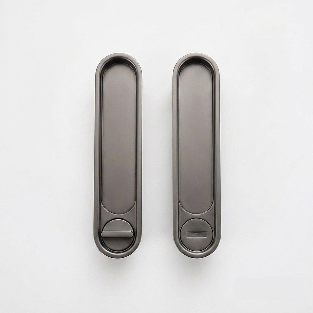 Invisible Entry Hook Pocket Door Lock –  With Interior Lock Fittings, Modern Sliding Hardware for Doors, Rooms, or Minimalist Spaces