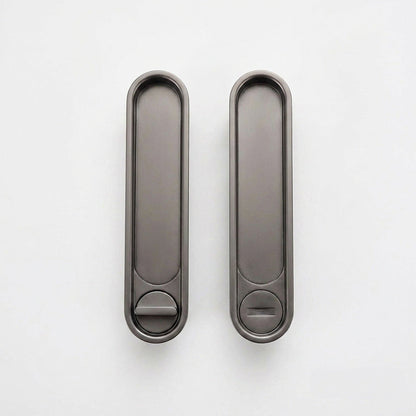 Invisible Entry Hook Pocket Door Lock –  With Interior Lock Fittings, Modern Sliding Hardware for Doors, Rooms, or Minimalist Spaces