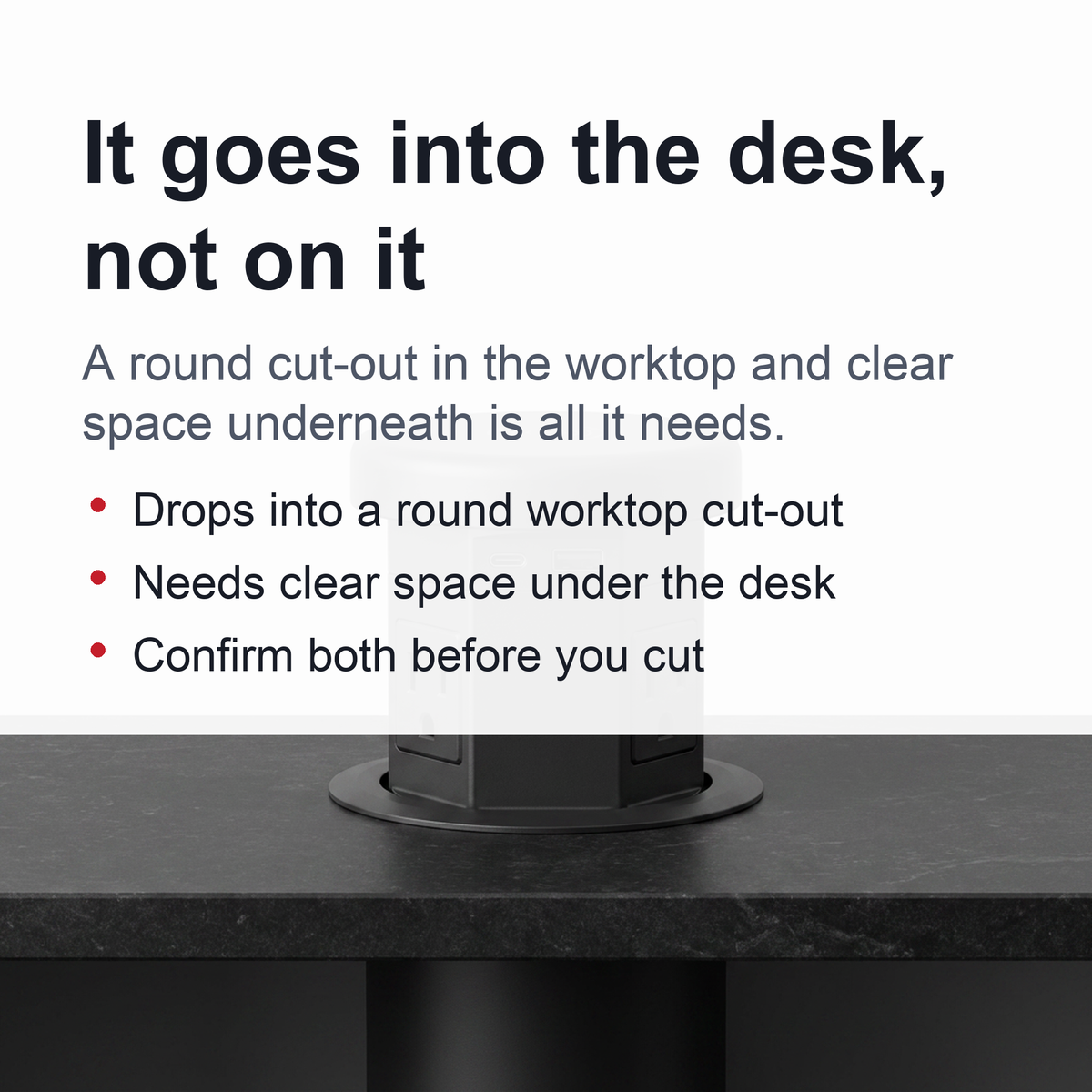 Automatic Pop-Up Desk Socket Tower – Hidden Power Hub with USB-C, Wireless Charging & Global Plug Support