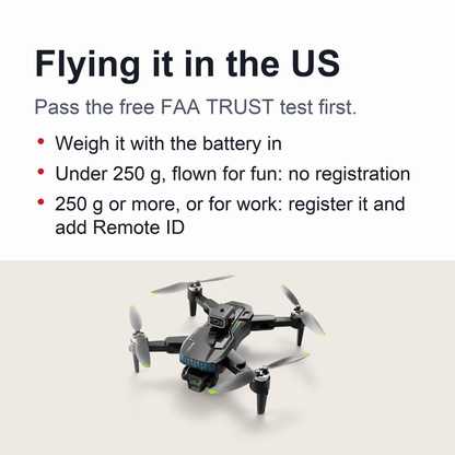 GPS Drone with Camera – Foldable Long-Range Quadcopter with Follow-Me and Gesture Control
