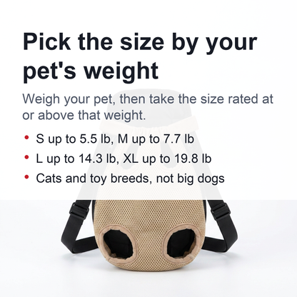 Pet Backpack - Travel Pet Carrier Backpack for Small Dogs and Cats